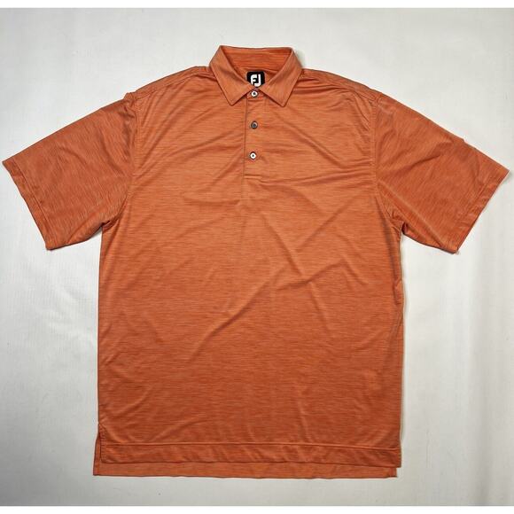 FootJoy Men's Orange and Red Polo Shirts - Picture 7 of 12